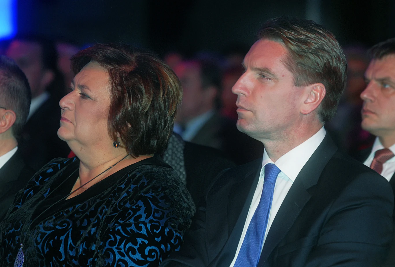 Tomasz Lis w towarzystwie Anny Komorowskiej Tomasz Lis w towarzystwie Anny Komorowskiej