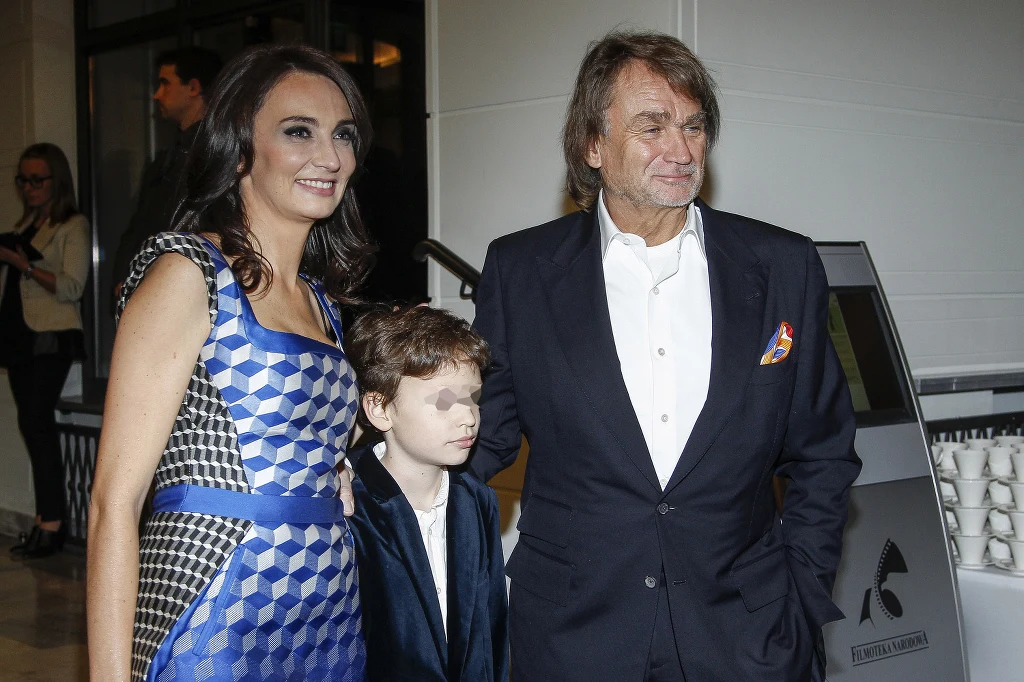 Jan Kulczyk z córką Dominiką i wnukiem Jeremim Jan Kulczyk z córką Dominiką i wnukiem Jeremim