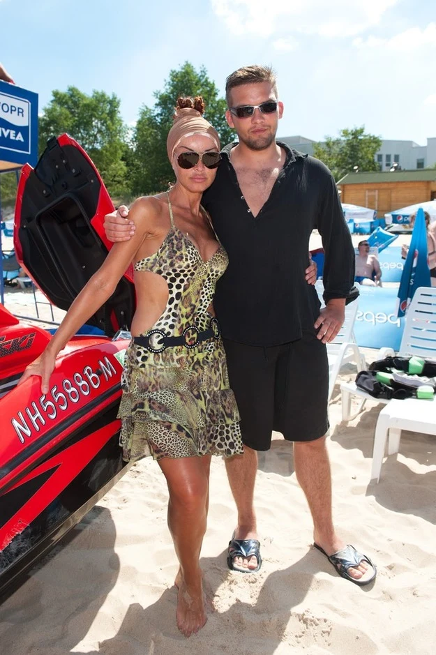 Eva Minge z synem Eva Minge z synem