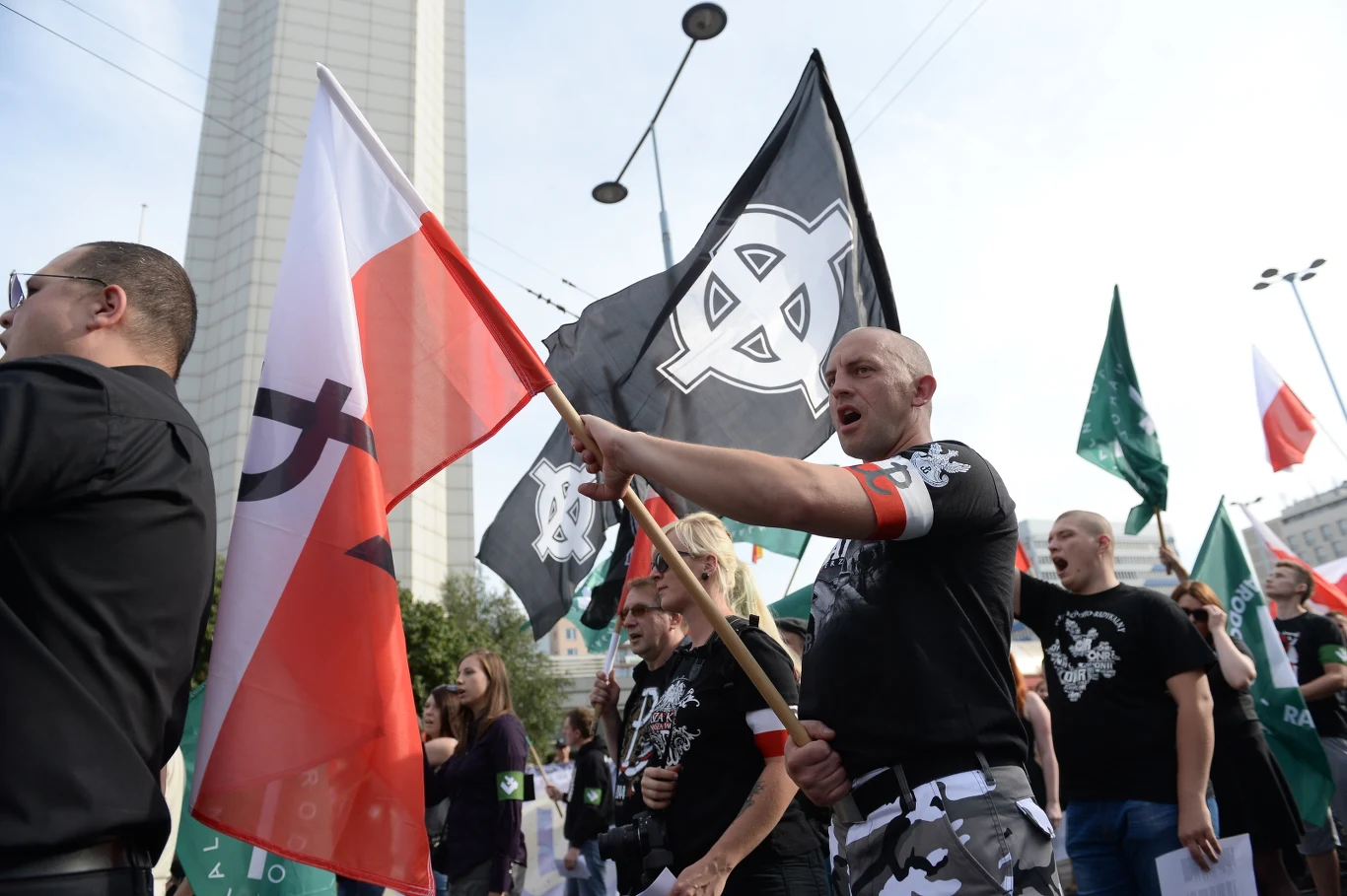 Uczestnicy marszu