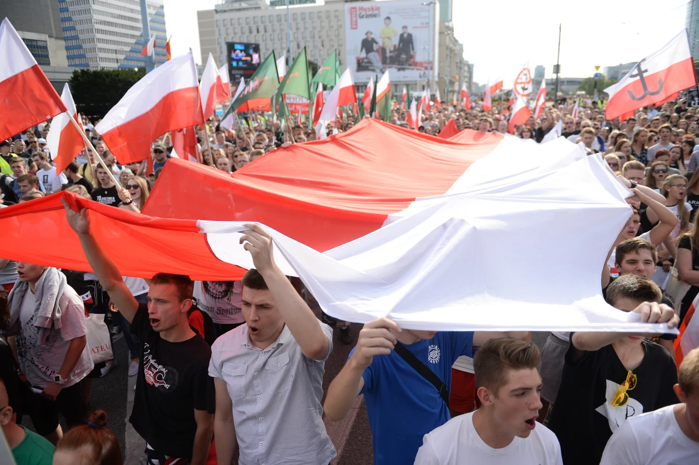 Uczestnicy marszu