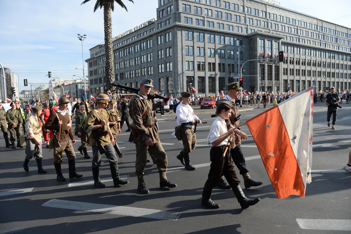Uczestnicy marszu