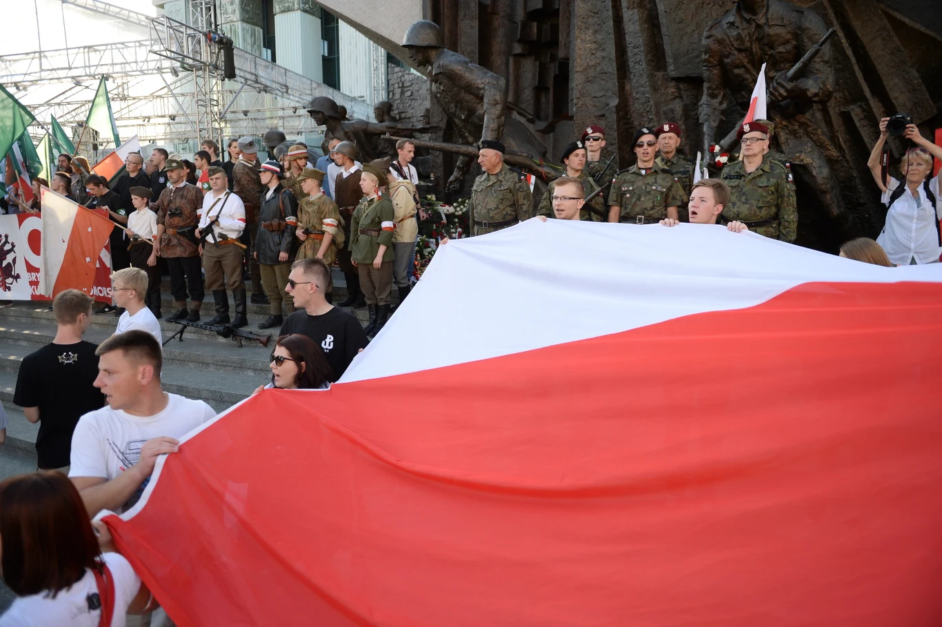 Uczestnicy marszu