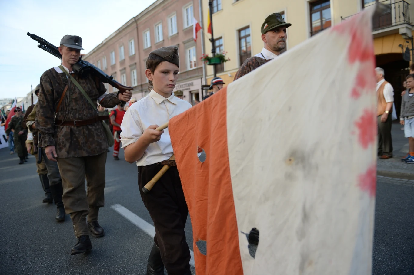 Uczestnicy marszu