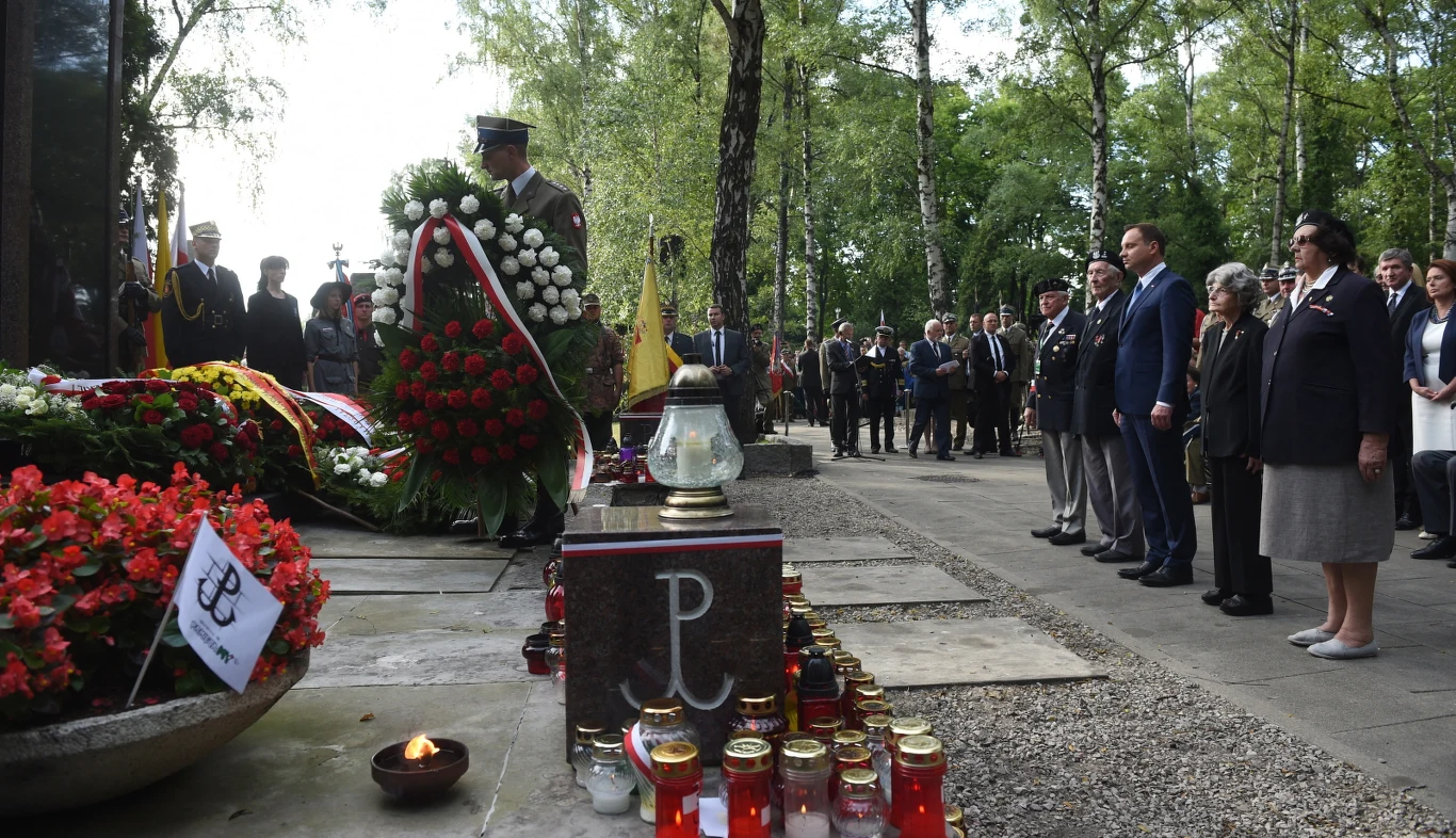 Uroczystości na Powązkach