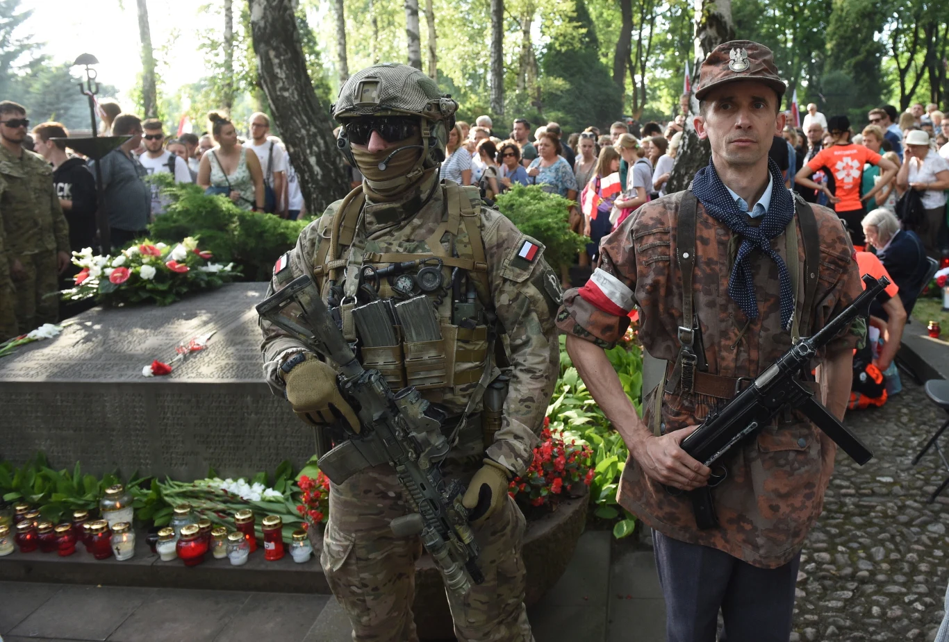 Uroczystości na Powązkach