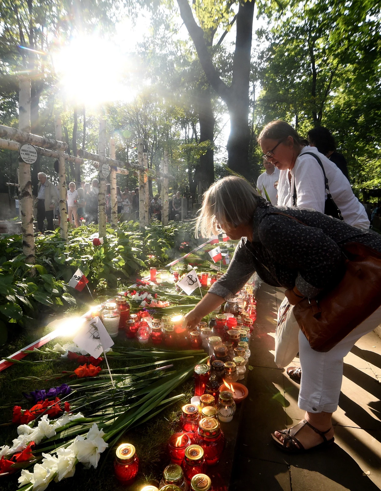 Uroczystości na Powązkach