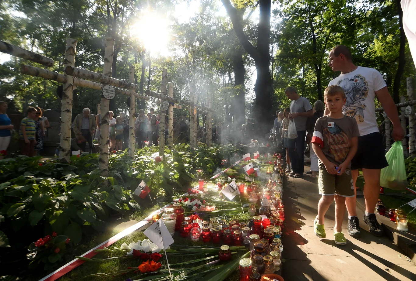 Uroczystości na Powązkach