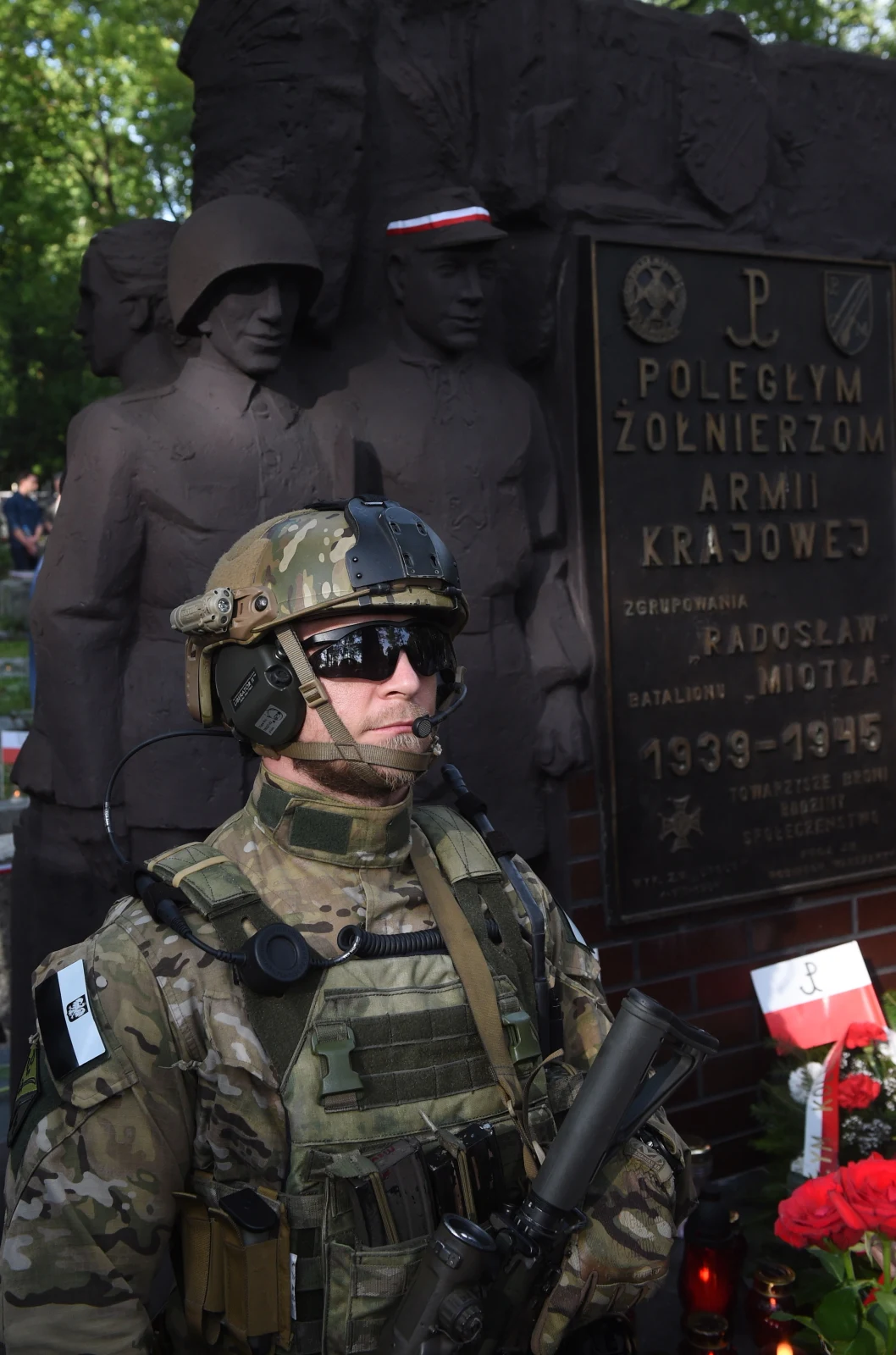 Uroczystości na Powązkach