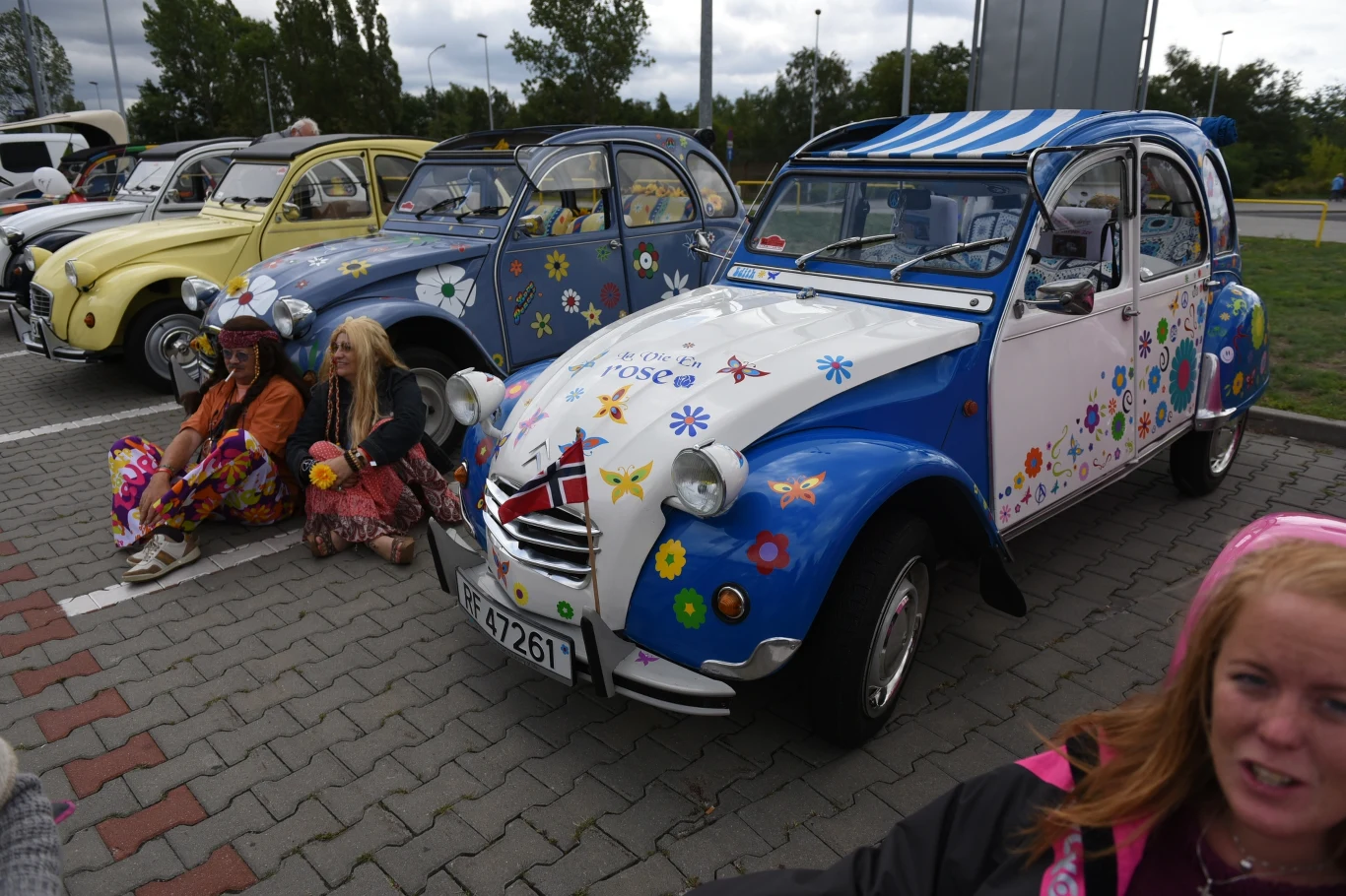 Zlot miłośników Citroena 2CV w Toruniu