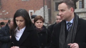 Marta Kaczyńska i Andrzej Duda 