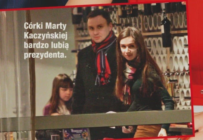 Andrzej Duda z Martą i jej córką Andrzej Duda z Martą i jej córką