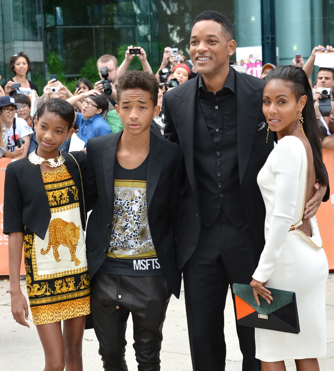Will Smith z żoną i dziećmi Will Smith z żoną i dziećmi