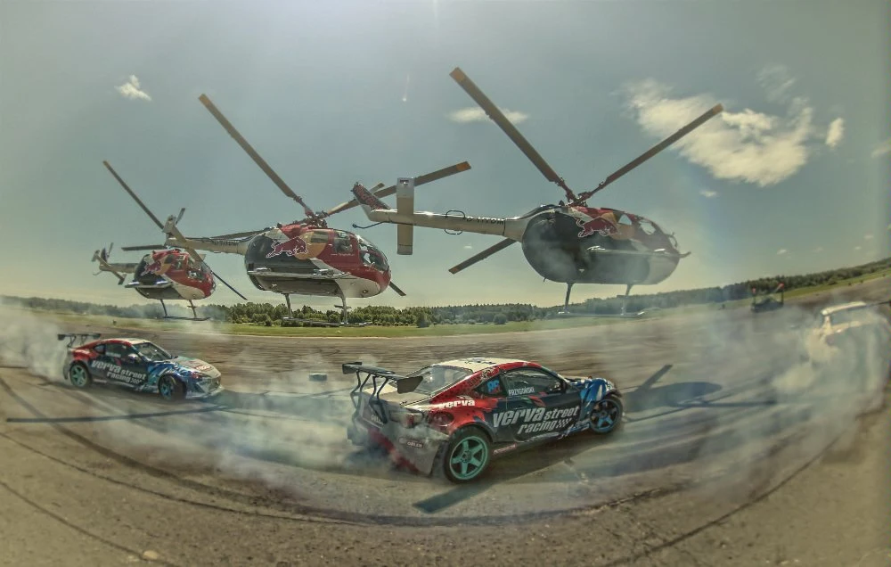Red Bull Heli Drifting 