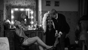 Małgorzata Zajączkowska i Philippe Tłokiński w filmie "Noc Walpurgi"