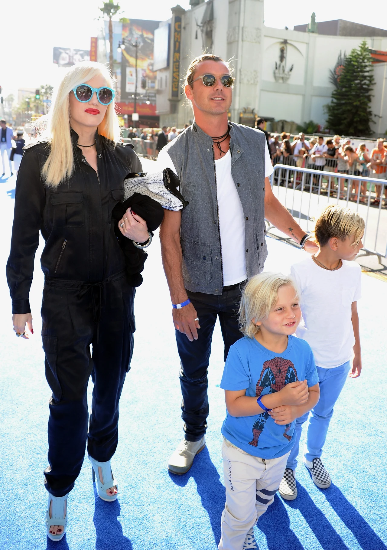 Gwen Stefani i Gavin Rossdale z synami