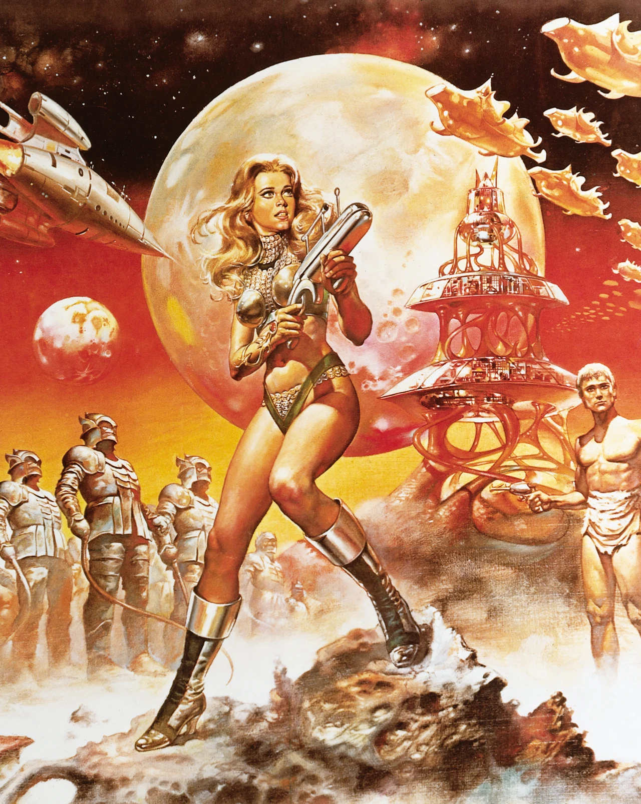 Kadr z filmu "Barbarella" (1968), reż. Roger Vadim 