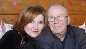 Ewa Ziętek i Jerzy Turek na planie "Złotopolskich"