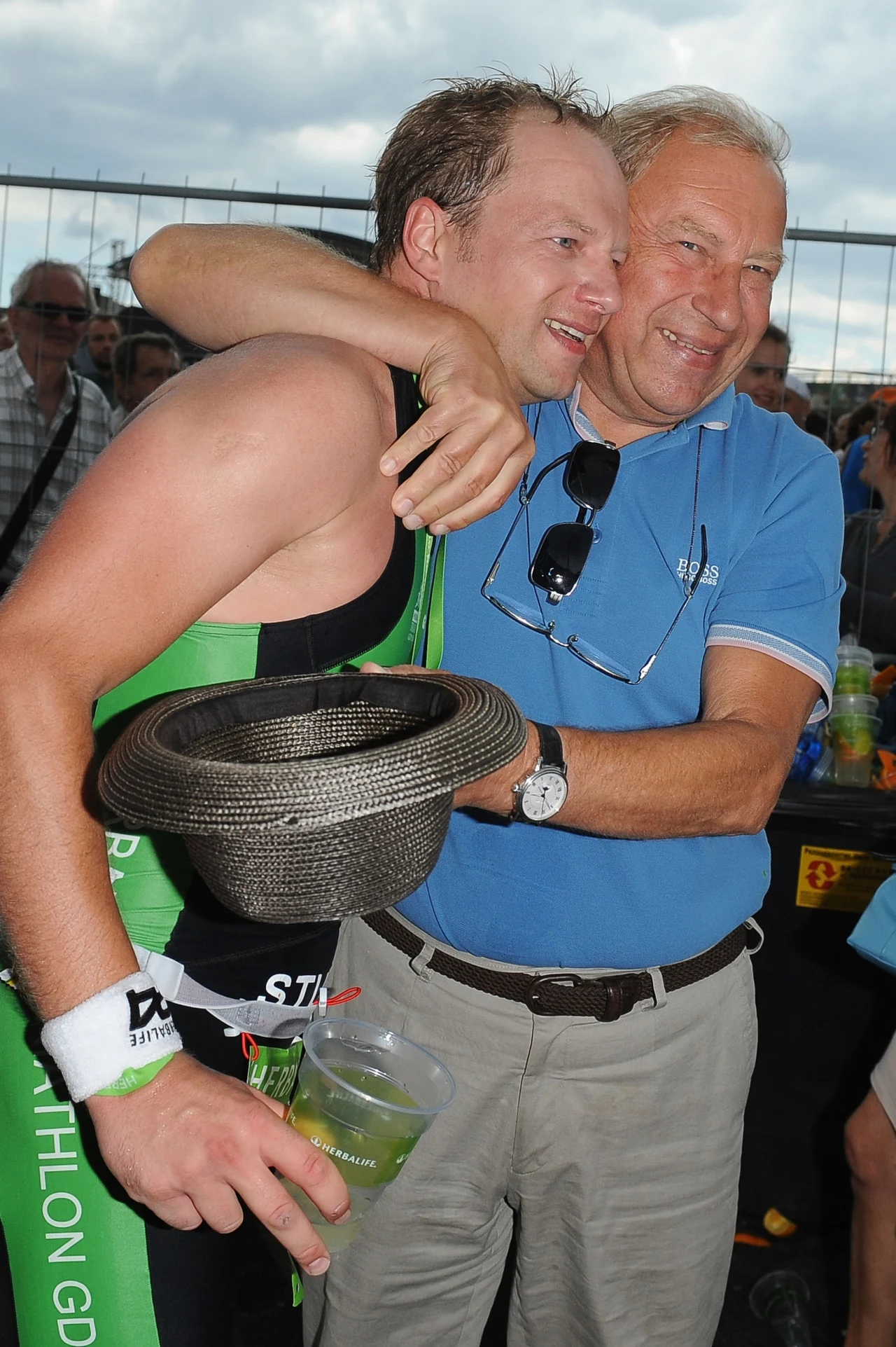 Maciek z ojcem Maciek z ojcem