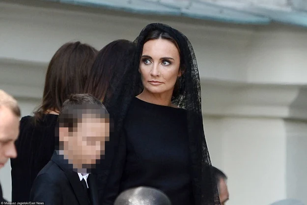 Dominika Kulczyk na pogrzebie ojca Dominika Kulczyk na pogrzebie ojca