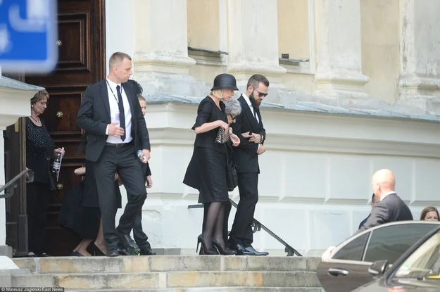 Bliscy na pogrzebie Kulczyka Bliscy na pogrzebie Kulczyka