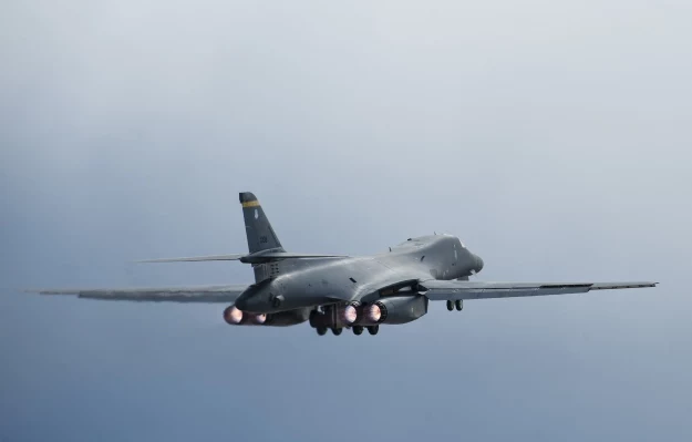 B-1B Lancer jest przystosowany do przenoszenia broni jądrowej. Fot. U.S. Air Force photo/Senior Airman Thomas Spangler