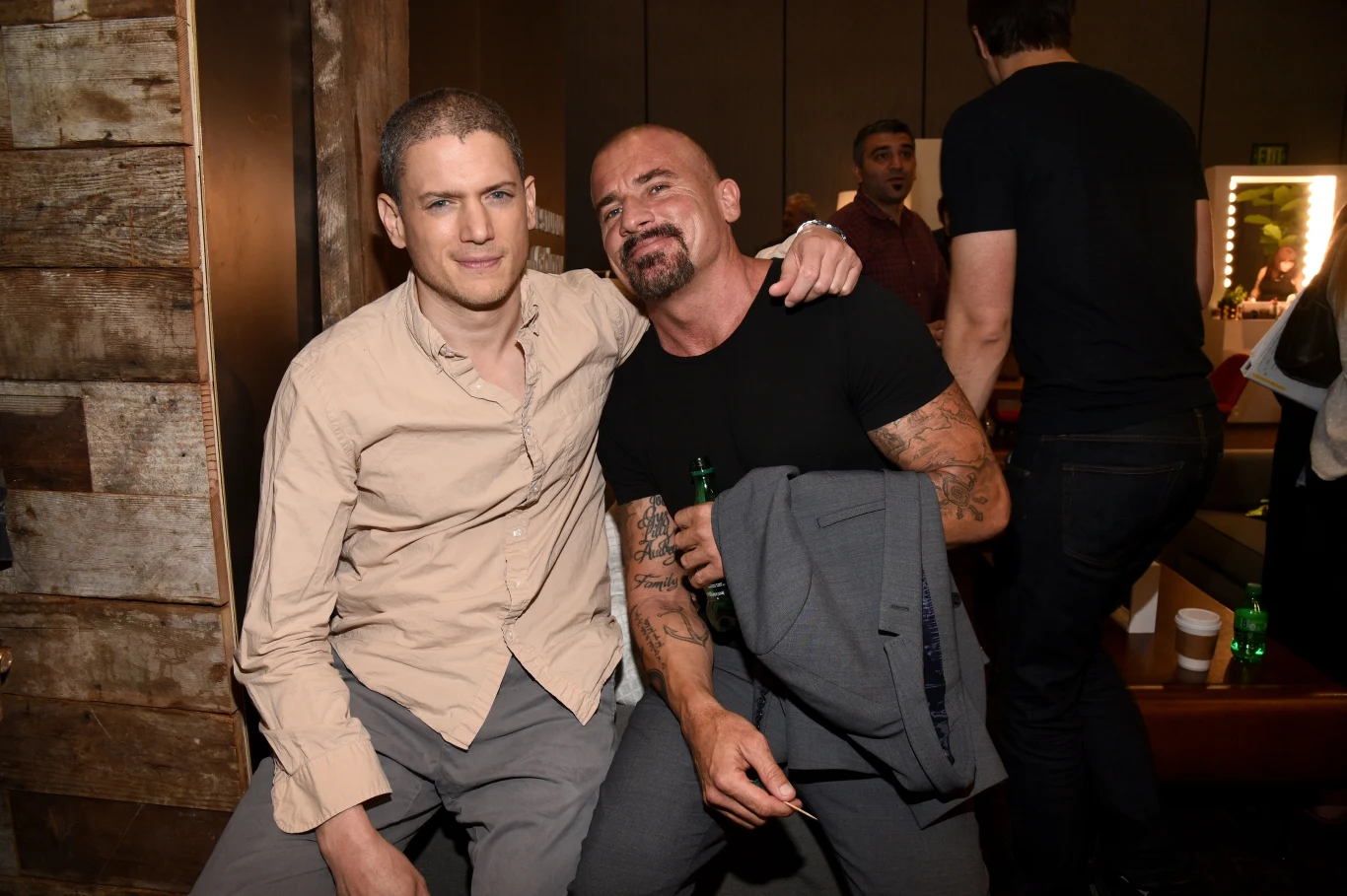 Wentworth Miller i Dominic Purcell Wentworth Miller i Dominic Purcell