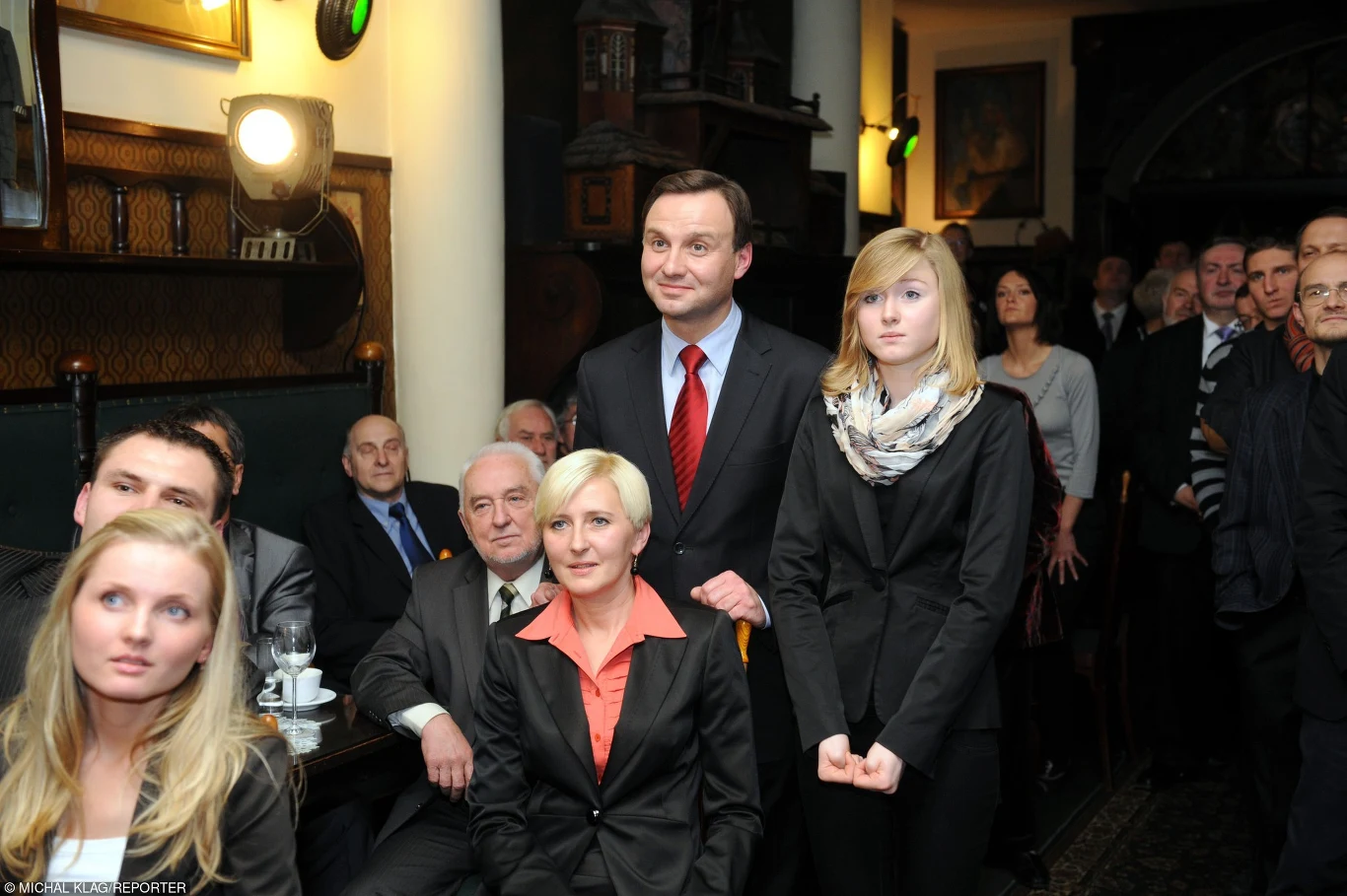 Kinga Duda z rodzicami 2010 r.