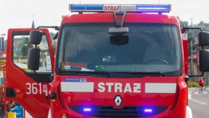 Na miejscu pracuje siedem zastępów straży pożarnej (zdjęcie ilustracyjne)