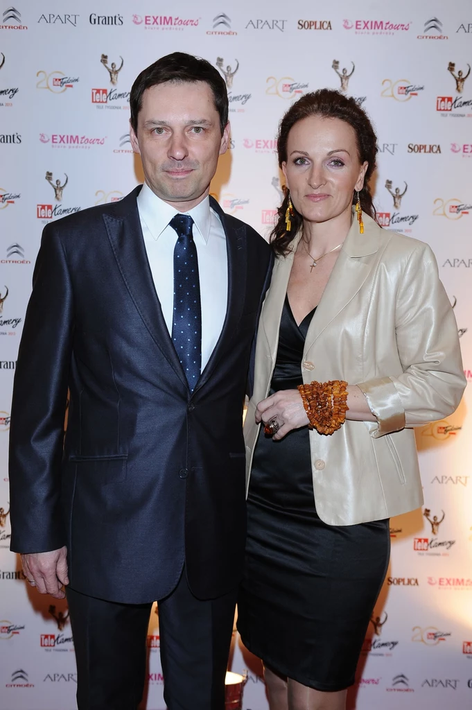 Krzysztof Ziemiec z żoną