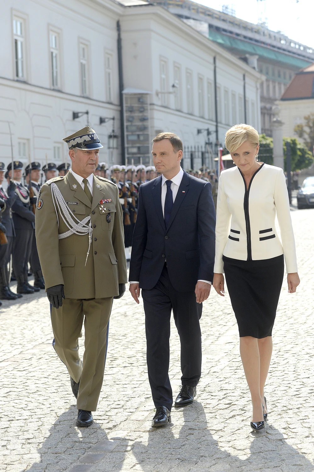 Para prezydencka podczas zaprzysiężenia Para prezydencka podczas zaprzysiężenia