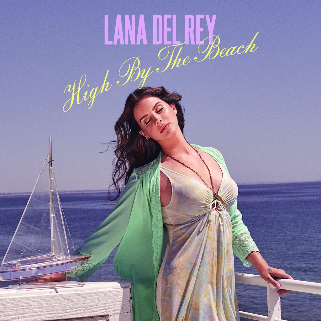 Lana Del Rey na okładce singla "High By The Beach"