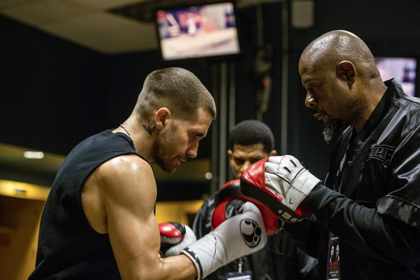 Jake Gyllenhaal i Forest Whitaker w filmie "Do utraty sił" Jake Gyllenhaal i Forest Whitaker w filmie "Do utraty sił"