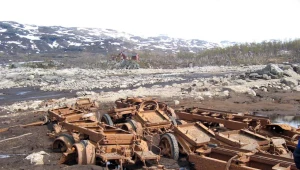 Wydobycie lawet Skoda, Norwegia fot. Ambasada RP w Norwegii