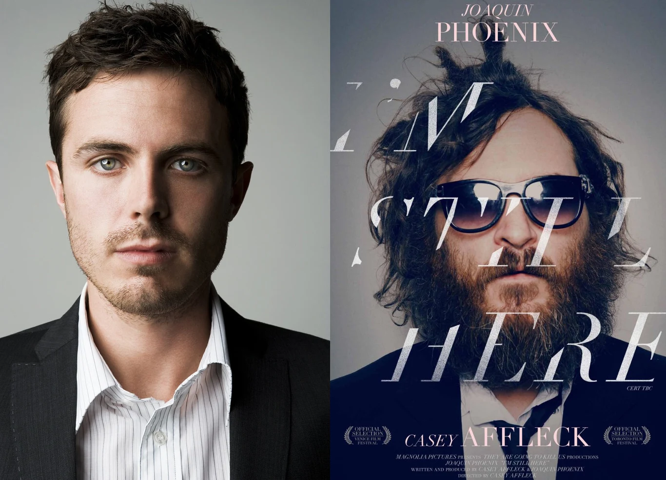 W 2010, po tym jak Joaquin Phoenix ogłosił, że porzuca aktorstwo dla kariery rapera. Casey Affleck nakręcił dokumentalny film "Nadal tu jestem".

Gwiazdor "Spaceru po linie" i "Gladiatora" z przystojnego mężczyzny przeistoczył się w zaniedbanego i zarośniętego dziwaka. Wystąpił także pod wpływem narkotyków w popularnym programie telewizyjnym "The Late Show With David Letterman".

Affleck, który jest szwagrem Phoenixa, wyjawił "The New York Times", że wszystko to było grą, nazywając przedsięwzięcie "produkcją życia". Reżyser miał nawet stworzyć nieprawdziwe taśmy z dzieciństwa Phoenixa.

Affleck podkreślił jednak, że nie chciał nikogo oszukać, a jedynie zabawił się w tzw. "gonzo", czyli styl tworzenia filmów dokumentalnych, w którym reżyser jest aktywnym uczestnikiem przedstawianej historii.
