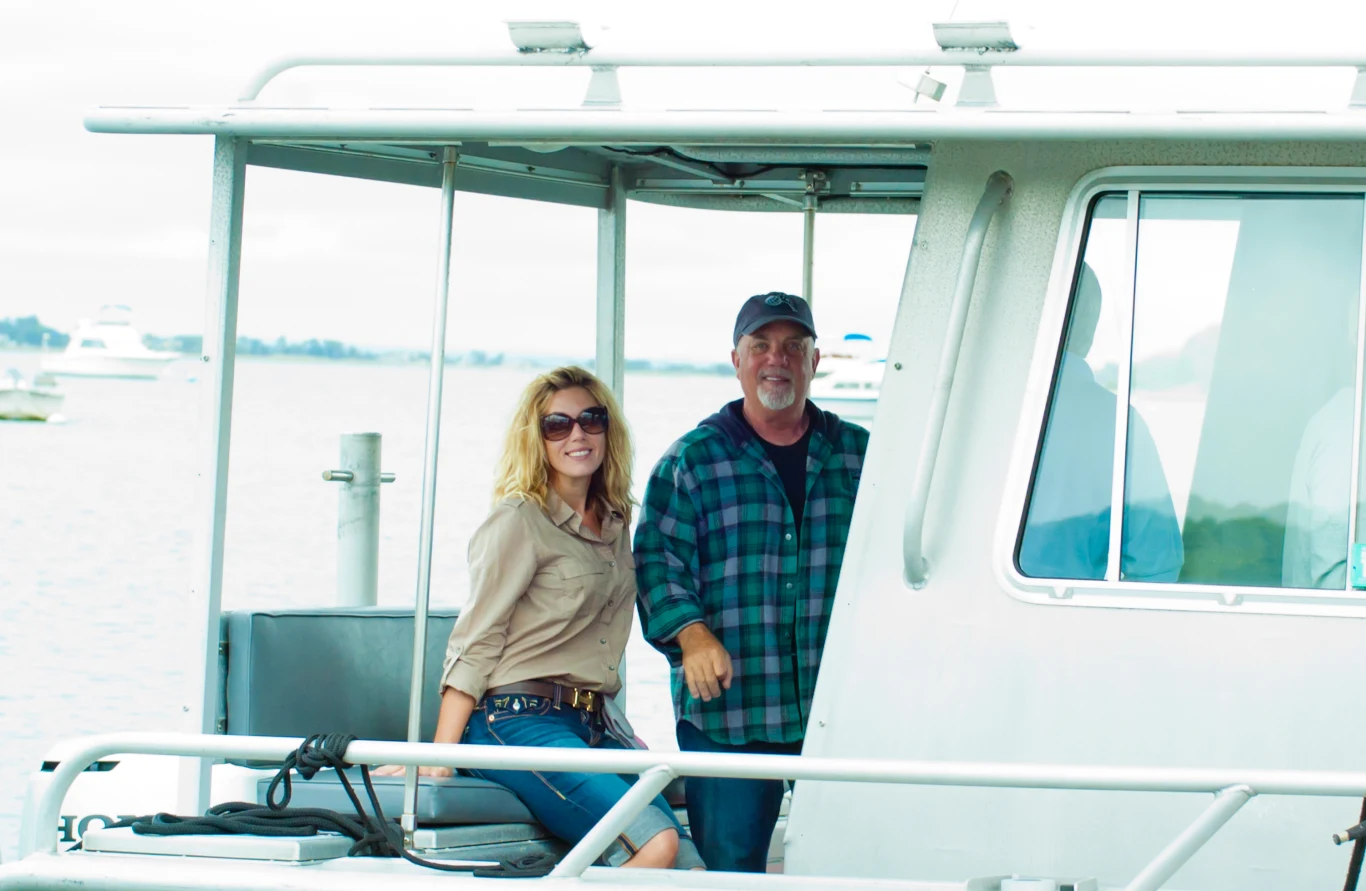 Billy Joel z żoną Billy Joel z żoną