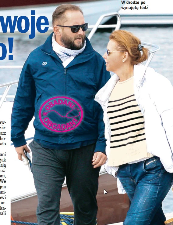 Kamil Durczok z żoną Marianną w Sopocie Kamil Durczok z żoną Marianną w Sopocie