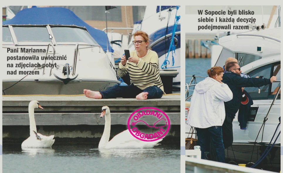 Kamil Durczok z żoną Marianną w Sopocie Kamil Durczok z żoną Marianną w Sopocie