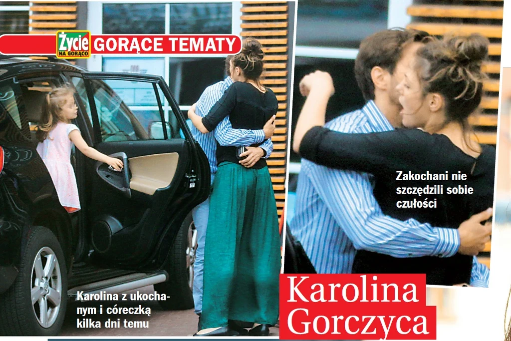 Karolina z ukochanym i córeczką (Źródło: Życie na Gorąco) Karolina z ukochanym i córeczką (Źródło: Życie na Gorąco)