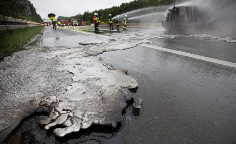 Wypadek na autostradzie