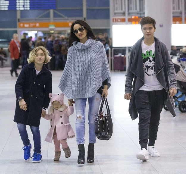 Justyna Steczkowska z dziećmi Justyna Steczkowska z dziećmi