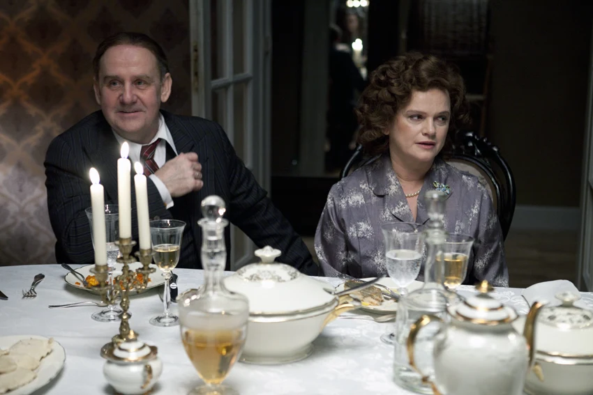 Sławomir Orzechowski i Katarzyna Figura w filmie "Panie Dulskie"