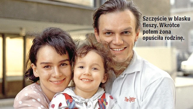 Cezary Pazura z żoną Żanetą i córką Nastką Cezary Pazura z żoną Żanetą i córką Nastką