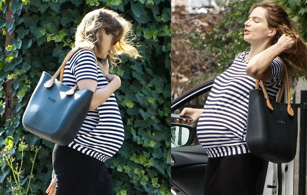 Anna Dereszowska w zaawansowanej ciąży Anna Dereszowska w zaawansowanej ciąży