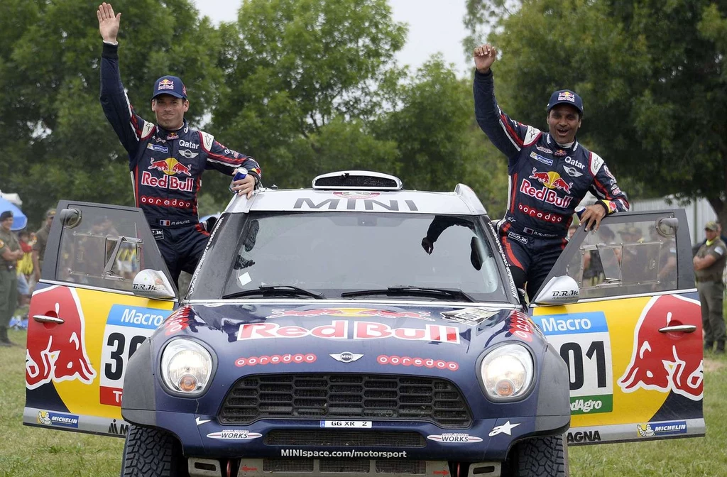 Nasser Al-Attiyah i jego pilot Mathieu Baumel