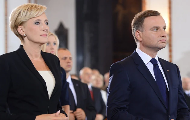 Andrzej Duda z małżonką Andrzej Duda z małżonką