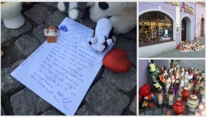 Do ataku doszło przed księgarnią w centrum Kamiennej Góry / Bartek Paulus