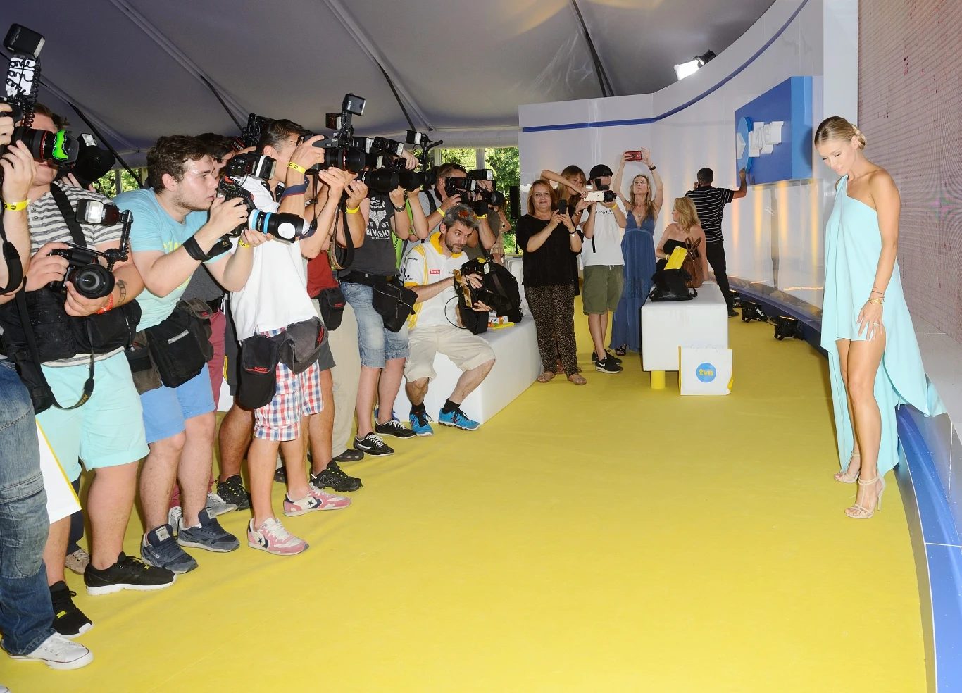 Joanna Krupa na imprezie ramówkowej TVN