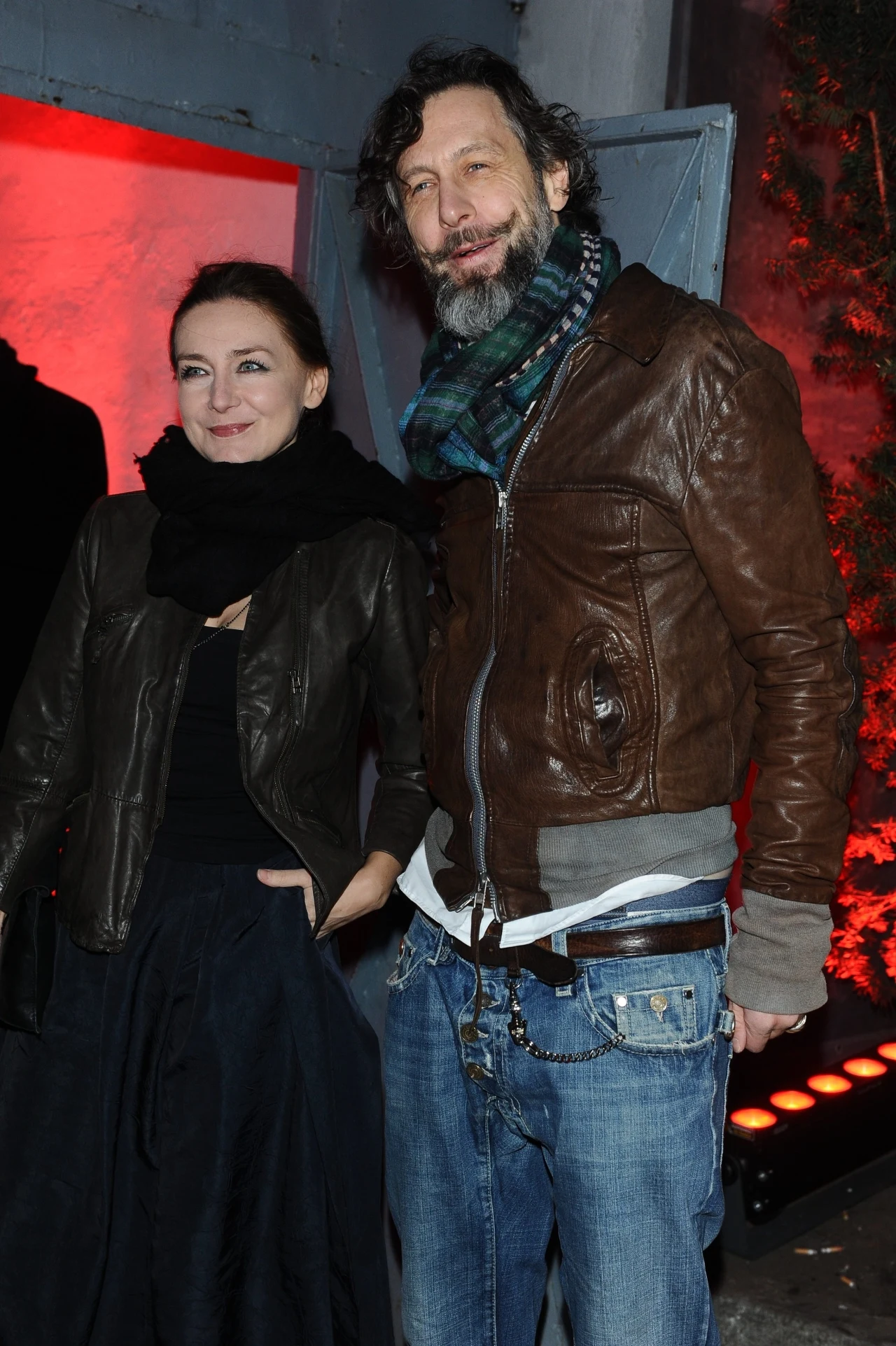 Szymon Majewski z żoną Szymon Majewski z żoną