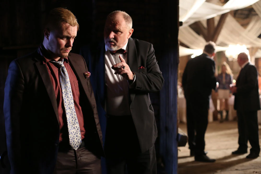 Andrzej Grabowski oraz Tomasz Schuchardt w filmie "Demon"